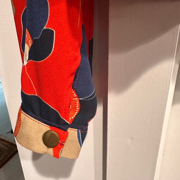 Harlyn Bomber Zip Up Bomber Floral Jacket- Large - Picture 4 of 5